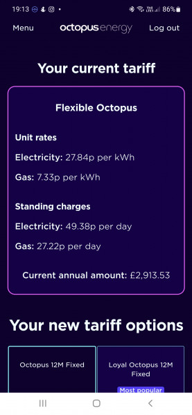 £285 pm for scottish power + boiler insurance! And no other option available? Is it insane??