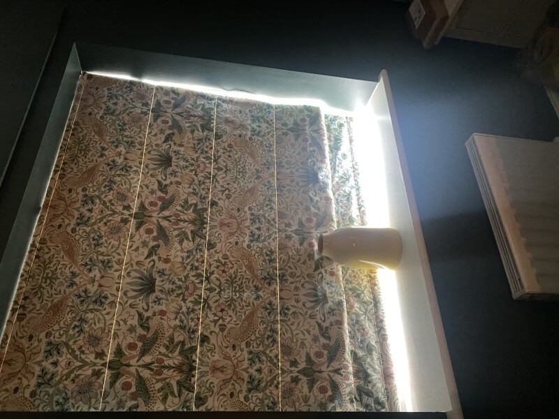 Handmade blind to short?