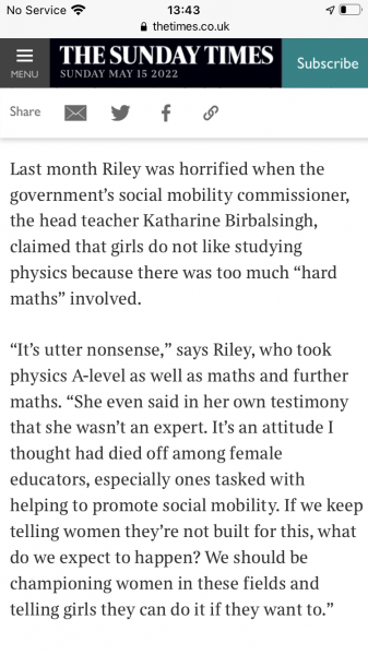 Rachel Riley stands up for JKR. Predictable abuse on Twitter