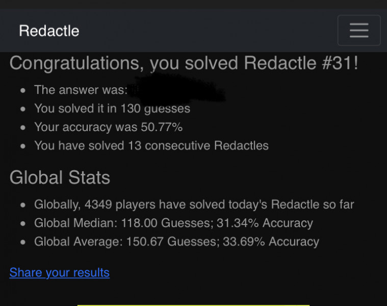 Redactle 2!