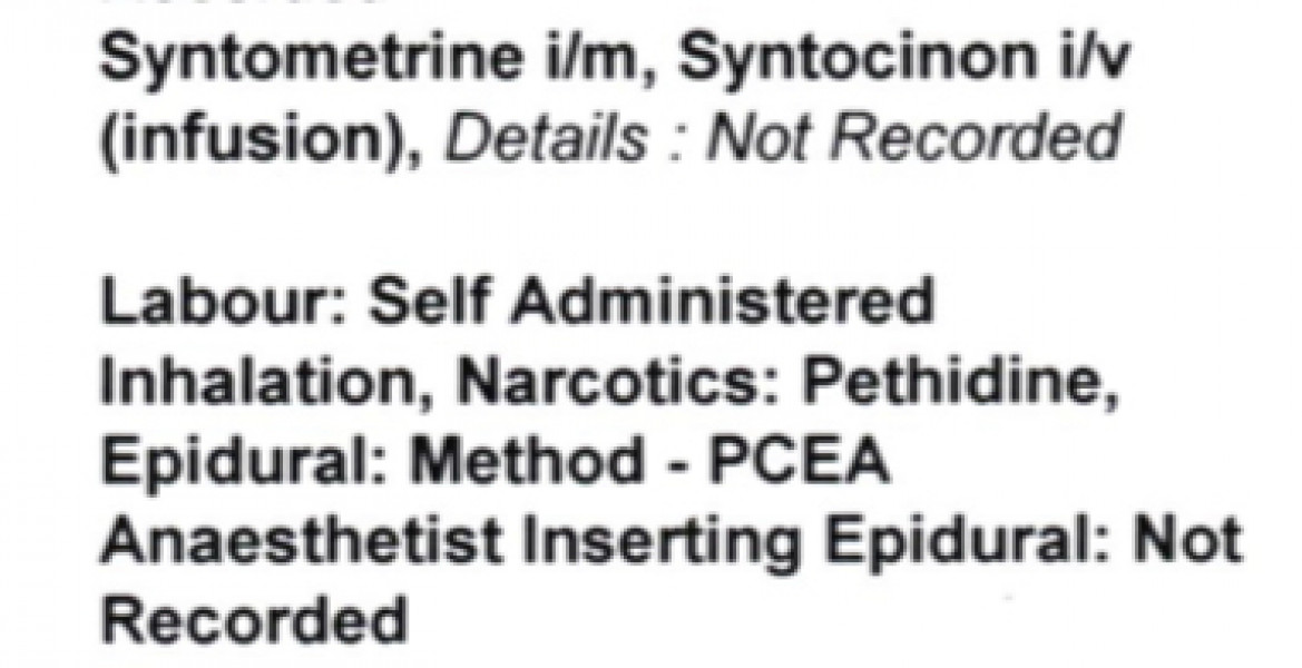 Birth notes discrepancies