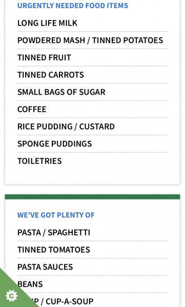 Foodbank donations - if you’re able. 