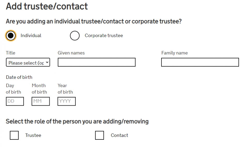 To worry I’ve been put down as a trustee for a charity I worked at
