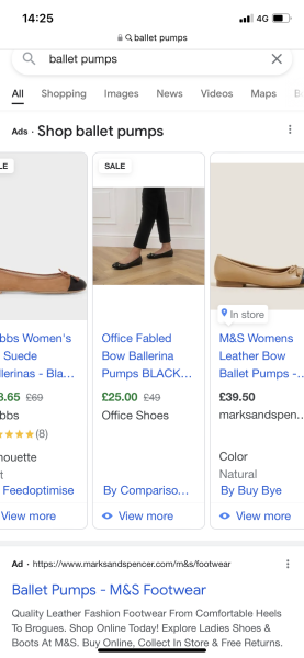 Where can I buy some nice ballet pumps?
