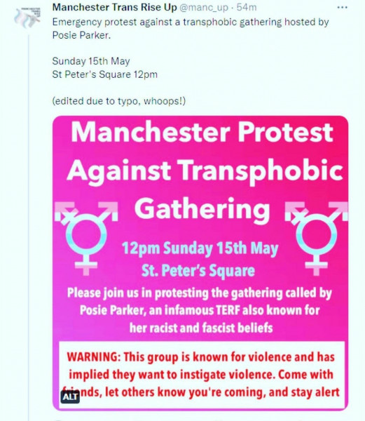 Standing for Women Manchester event Sun 15 May