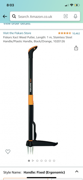 Device to remove weeds from lawn