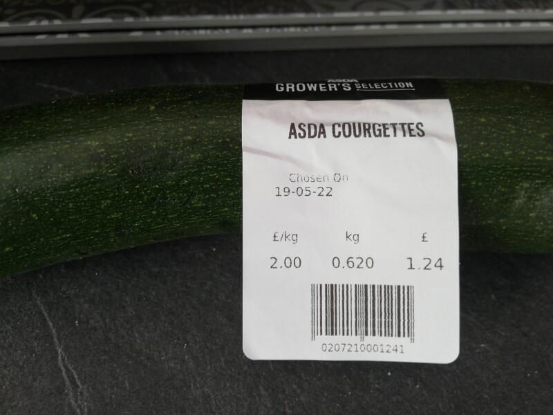 ASDA How much for a courgette?! 