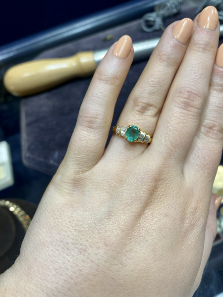 .. to ask to see your engagement & wedding rings? :D