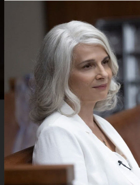 Grey hair from dark brown 