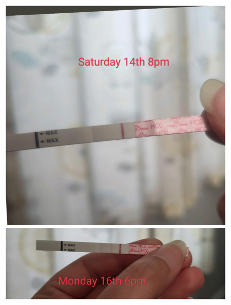 Faint line