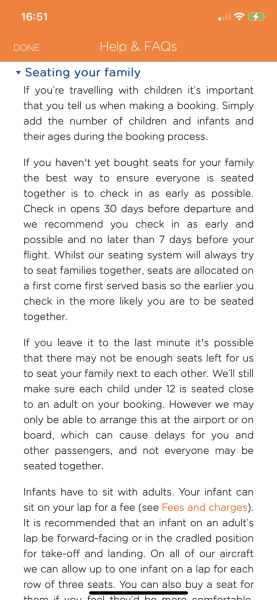 To wait to select flights seats til we do online check in?