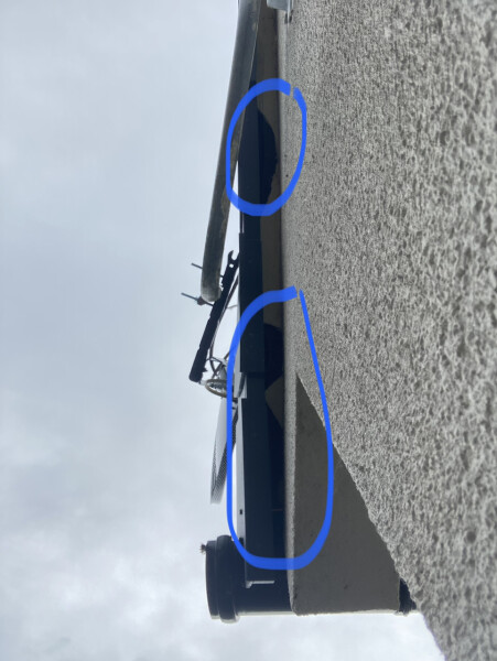 Has this dry verge system been fitted correctly?