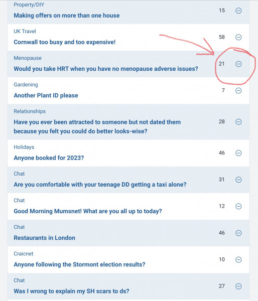 I just want to say ‘thank you, Mumsnet’