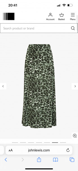 What would you pair this green leopard print skirt with 