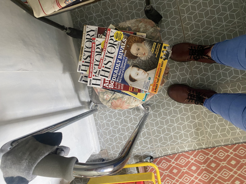 Show me a picture that sums up caring for elderly parents…