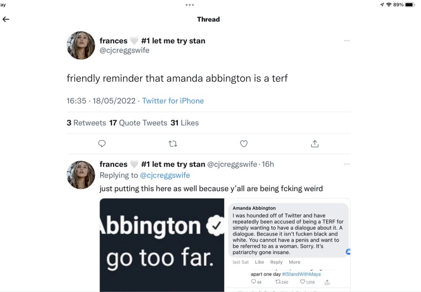 This is hilarious - Twitter SJW getting ratiod - and annoyed