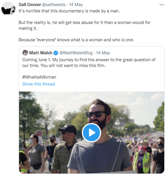 Matt Walsh Thinks He's Leading the Woman's Movement