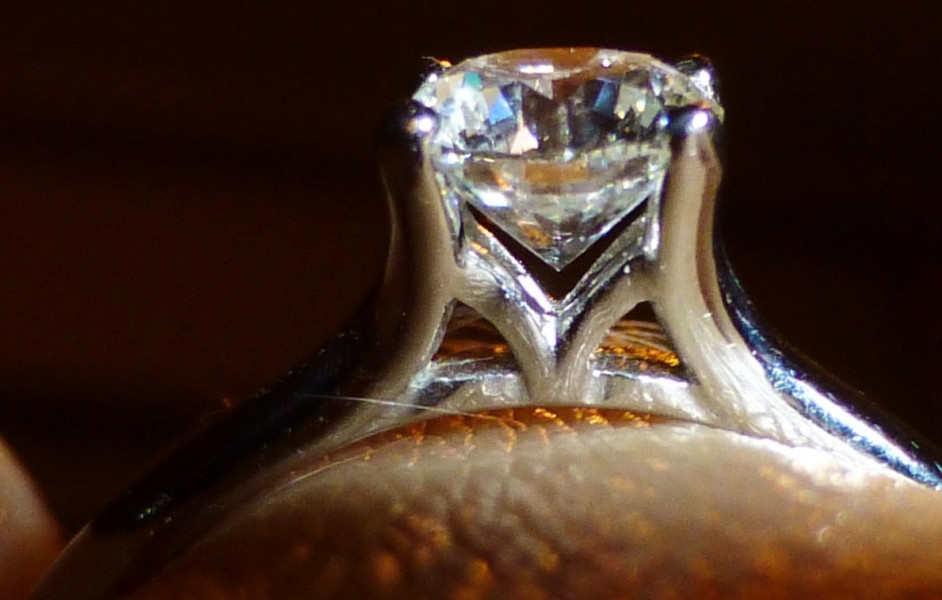 .. to ask to see your engagement & wedding rings? :D