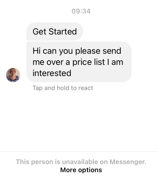 To ask for urgent help from anyone with a business who has a fb business page?