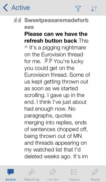 Mumsnet Talk re-platforming - Known issues update 