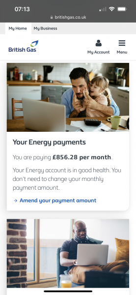 Energy bill £850 per month?!