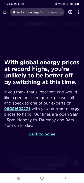 Electricity company upping direct debit from £200 to £1150 a month