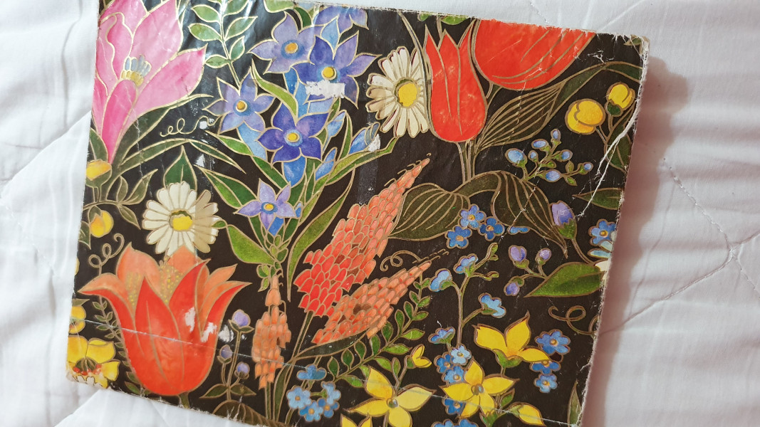 Anyone else cover their school books and copies with wallpaper back in late 70's/early 80's?