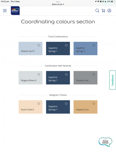 What colour wall with a navy kitchen? 