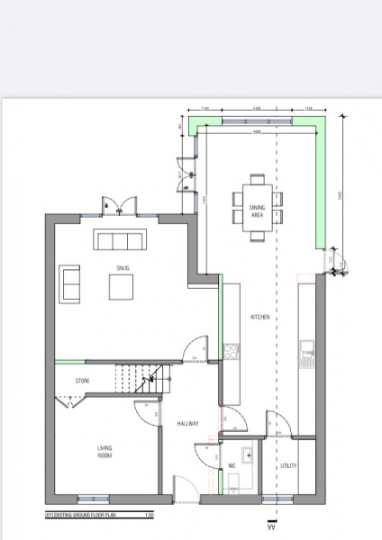Kitchen or dining table advice in extension 