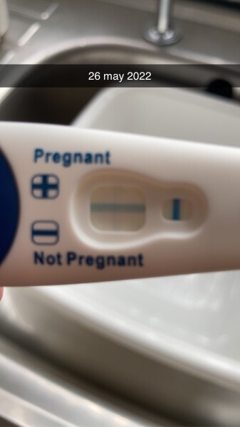 Faint positive Clear Blue