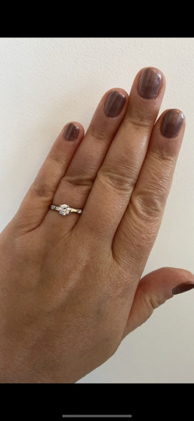 .. to ask to see your engagement & wedding rings? :D