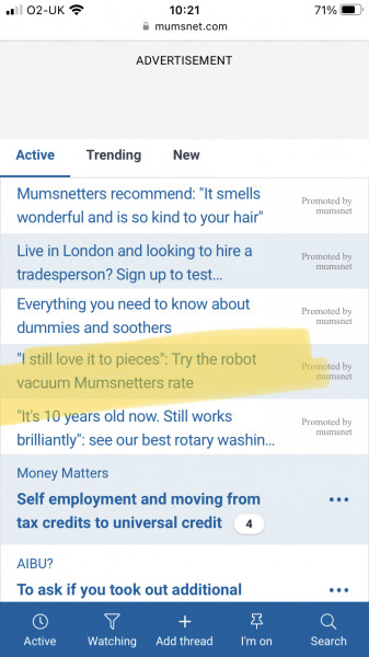 Robot Vacuum thread link