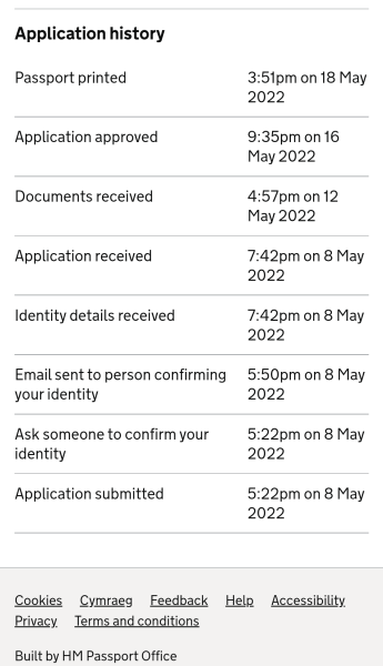 Passport application or renewal timelines in one place at a glance -add yours!