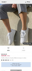 White (not sporty...) trainers