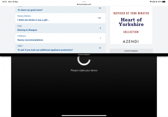 Adverts in the middle of posts
