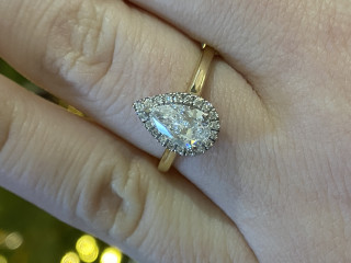 .. to ask to see your engagement & wedding rings? :D
