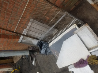 Company blocking pavement with huge equipment - who to report to??