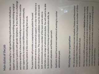 NHS advertising for ‘masculinising surgical treatments for patients. 