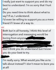 Would it be okay to ghost this person? Help!!