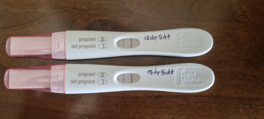 Line Eyes please. Is this OK for 6dp5dt (equivalent of 11dpo)