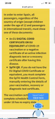 For thinking you only need to prove being fully vaccinated for Spain