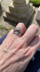 .. to ask to see your engagement & wedding rings? :D