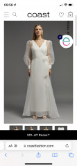 Evening dress for wedding (bride)