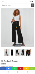 Soft waisted wide leg trousers for a pear