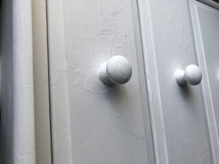 Help! Shit furniture paint has ruined my chest of drawers! (Pics)