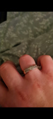.. to ask to see your engagement & wedding rings? :D