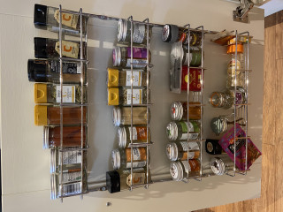 Show me how you store your herbs and spices?