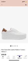 Russell & Bromley flatform sneakers - alternatives
