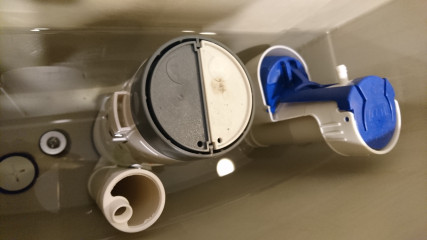 Low water level in toilet bowl