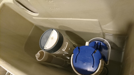 Low water level in toilet bowl